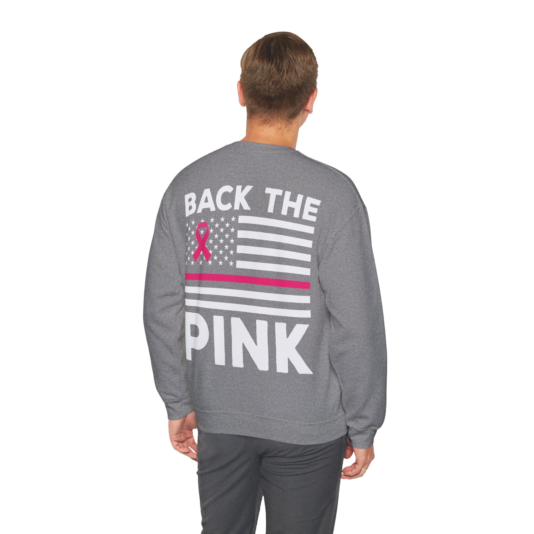 We Back Pink - Unisex Heavy Blend™ Crewneck Sweatshirt - Health Kick