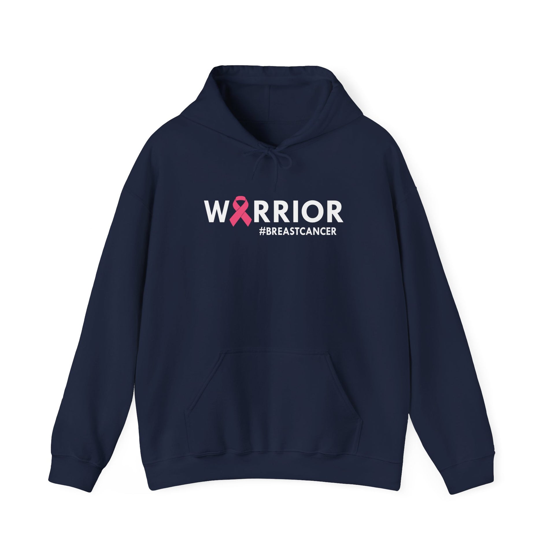 Pink Ribbon Warrior: Breast Cancer Support Comfort Hoodie