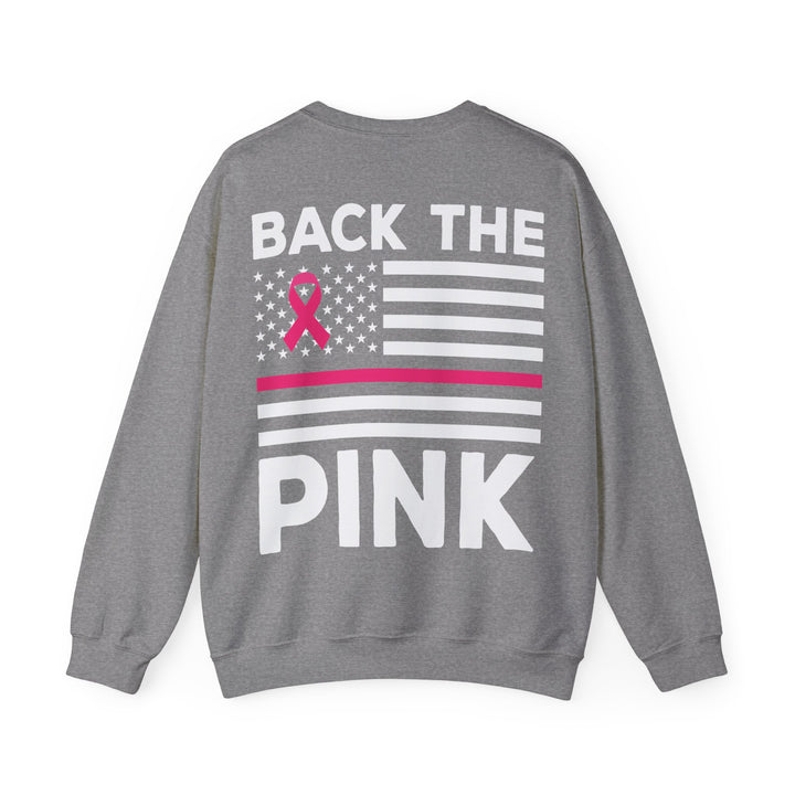 We Back Pink - Unisex Heavy Blend™ Crewneck Sweatshirt - Health Kick