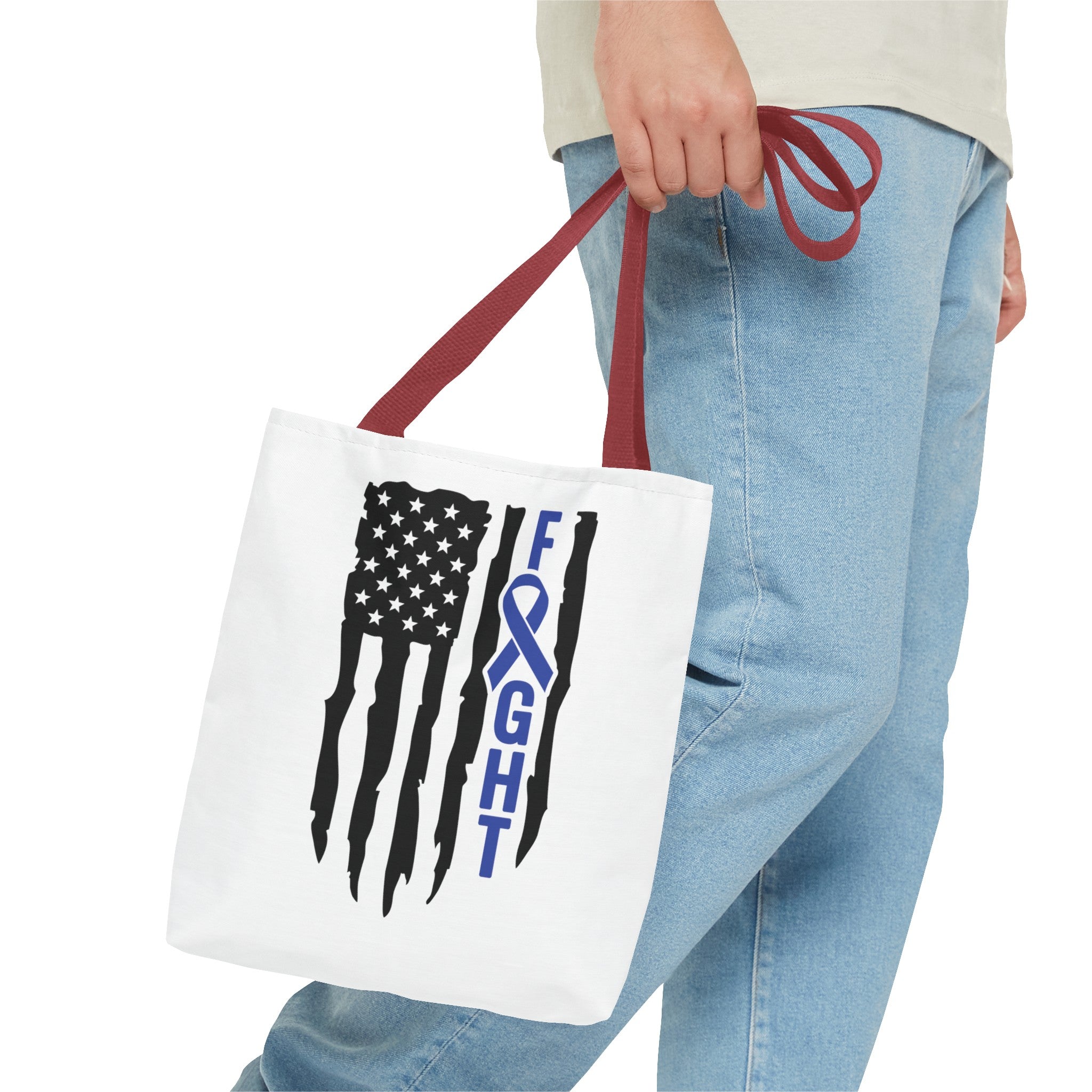 Prideful Blue - Tote Bag (AOP) - Health Kick