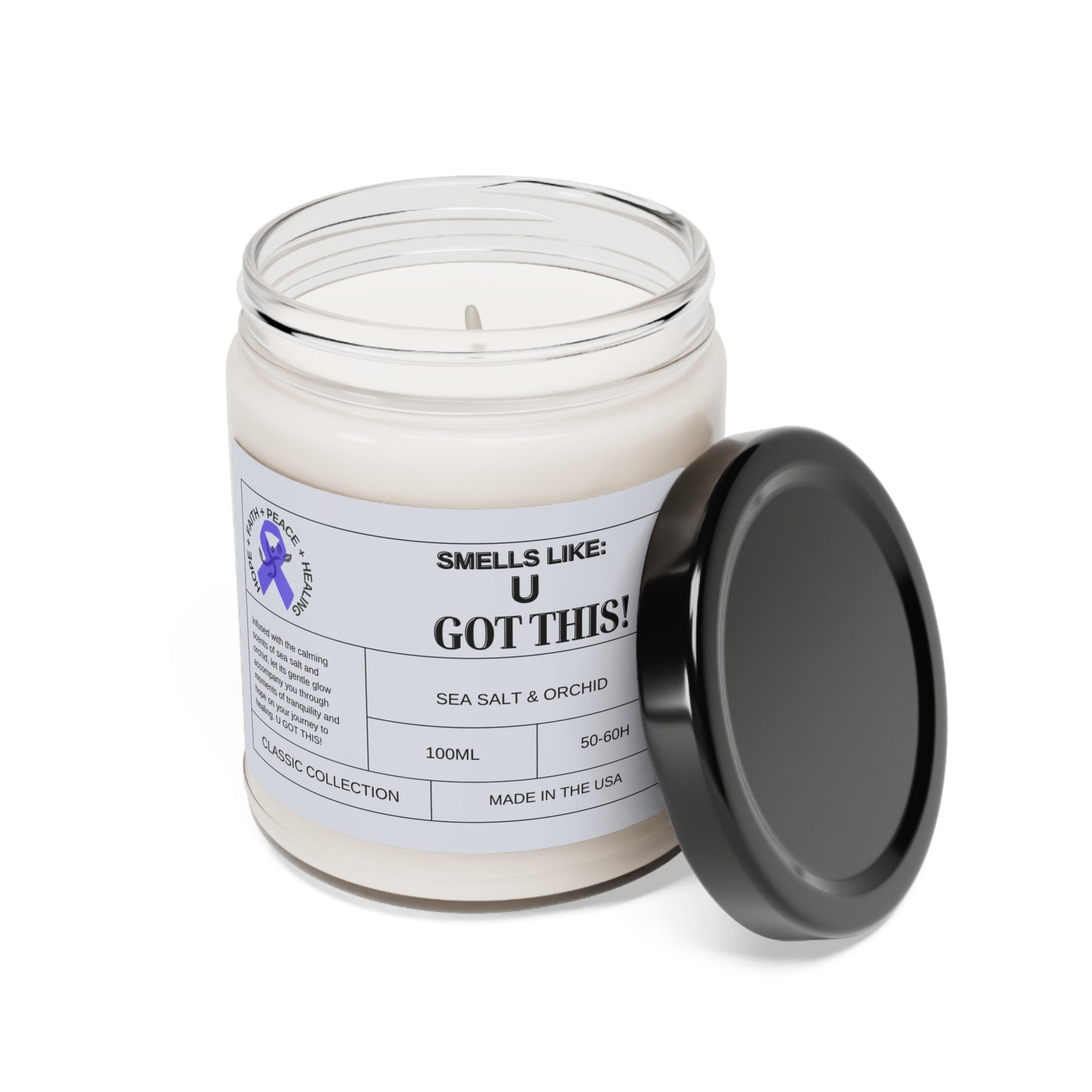 U GOT THIS: Blue Ribbon Support - Sea Salt & Orchid