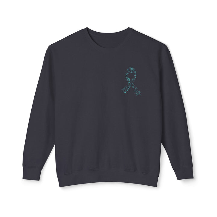 Teal Coalition - Unisex Lightweight Crewneck Sweatshirt - Health Kick