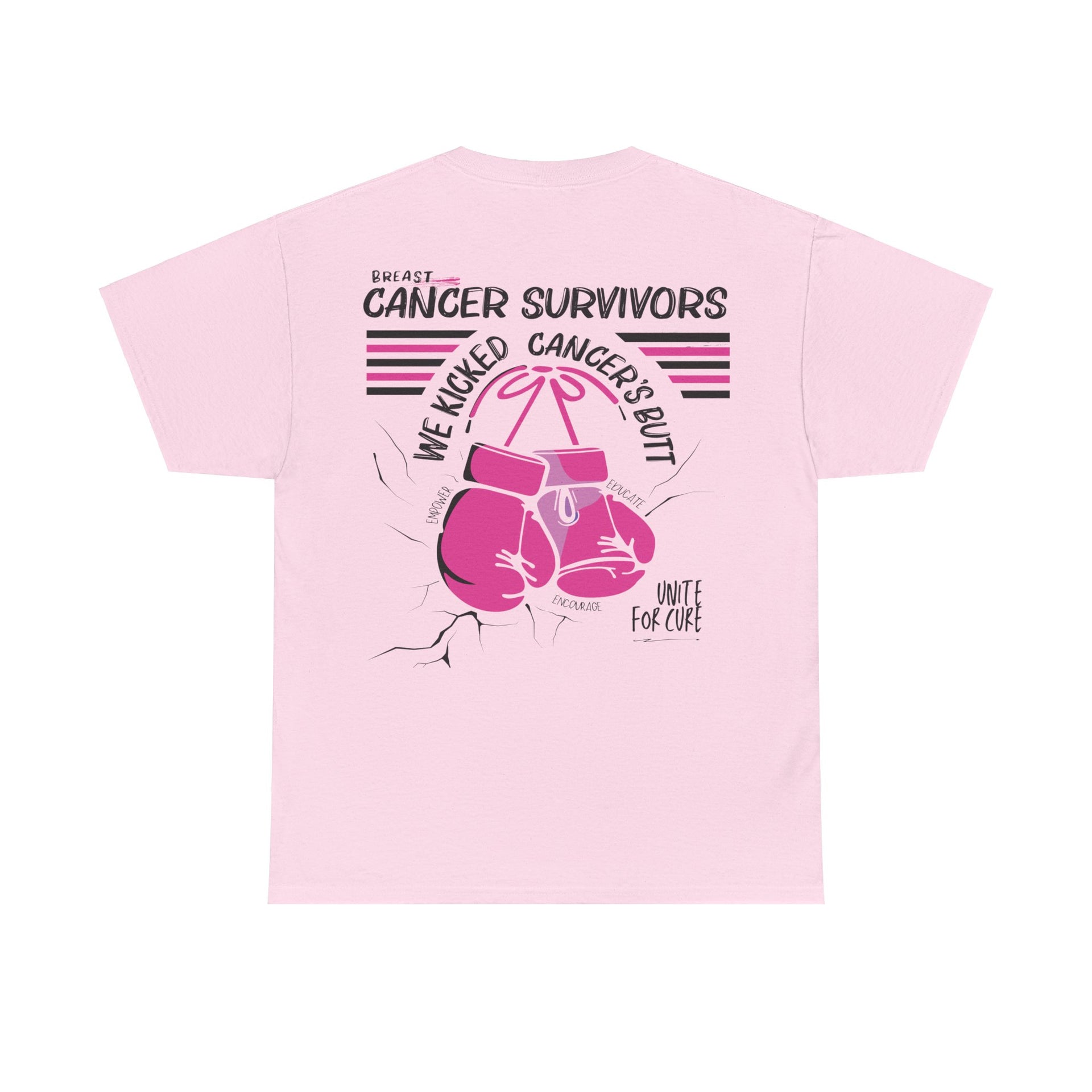 Pink Glove Warrior - Unisex Heavy Cotton Tee