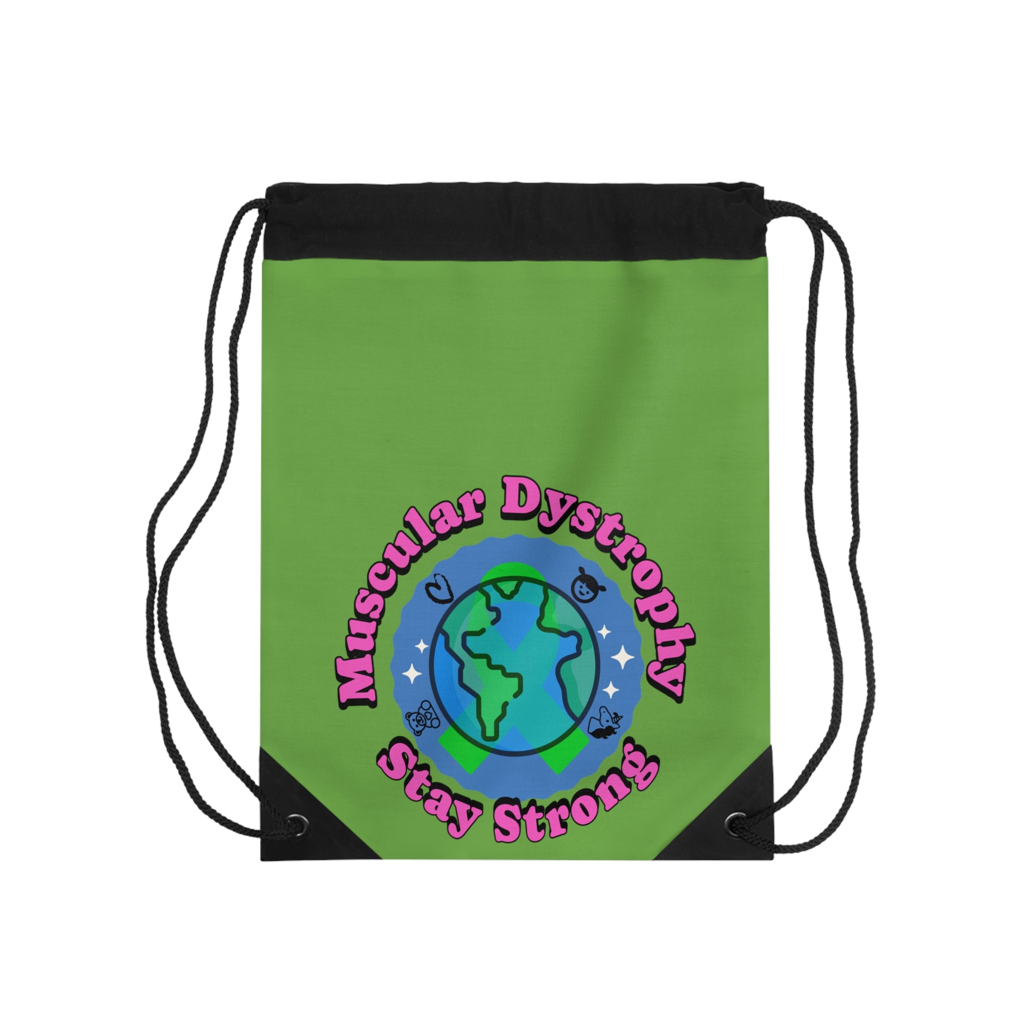 Strong Strides Drawstring Bag: Empowering Kids with Multiple Dystrophy - Health Kick