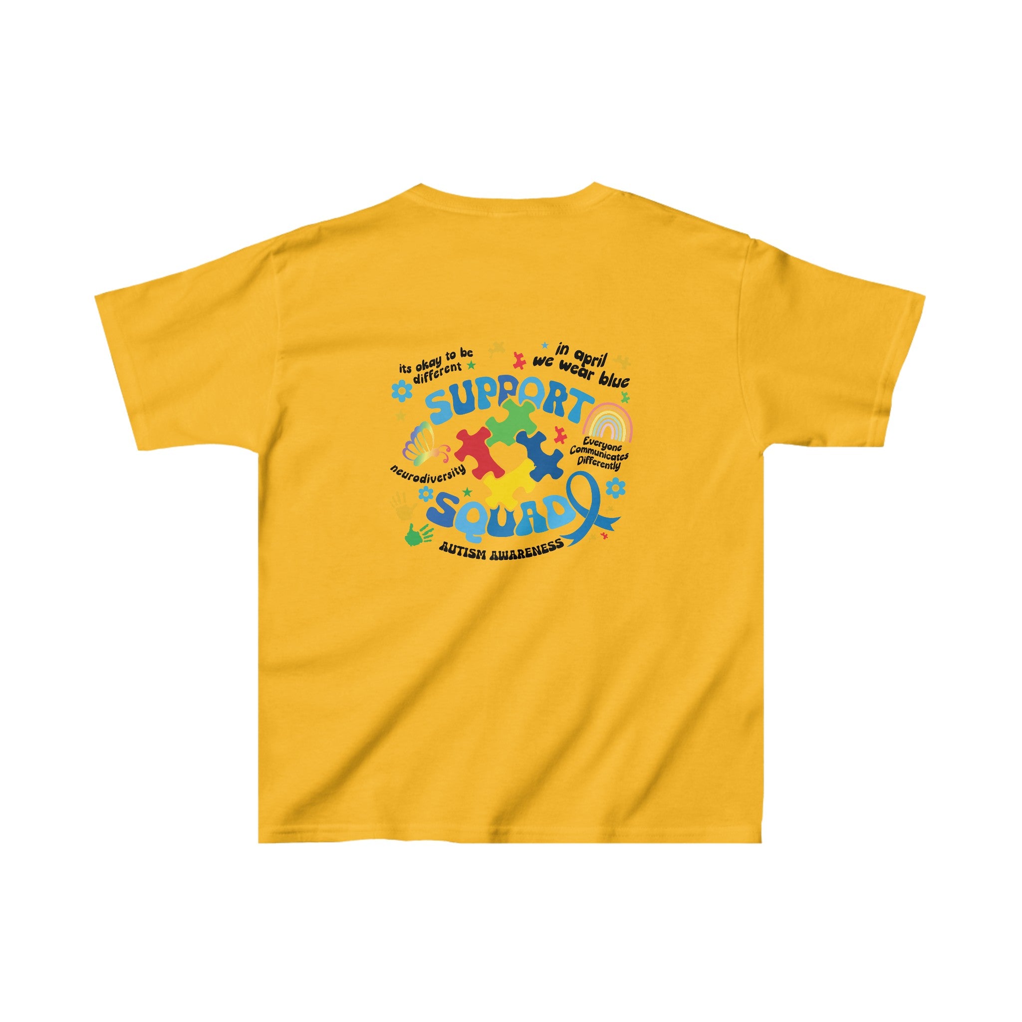 Spectrum Splendor: Kids Heavy Cotton™ Tee for Autism Awareness - Health Kick