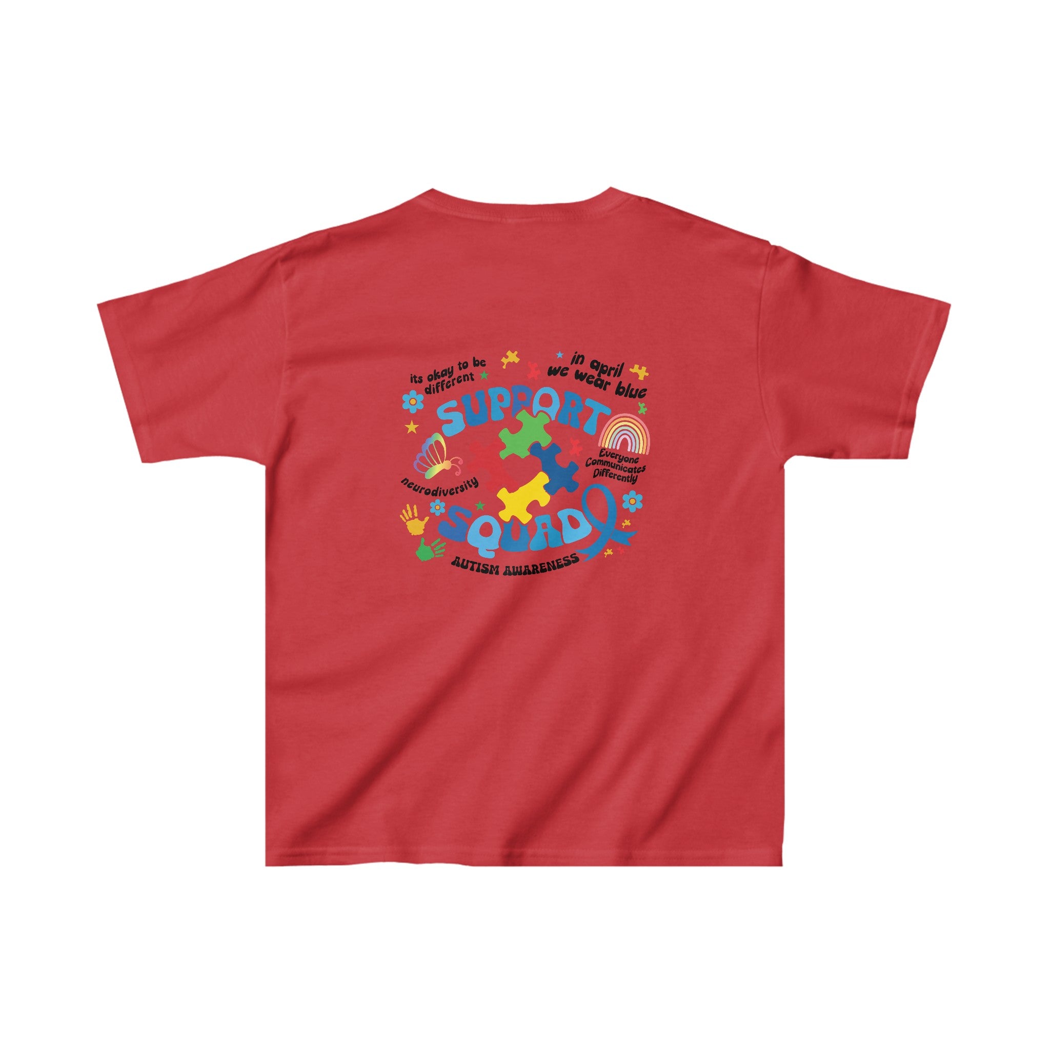 Spectrum Splendor: Kids Heavy Cotton™ Tee for Autism Awareness - Health Kick