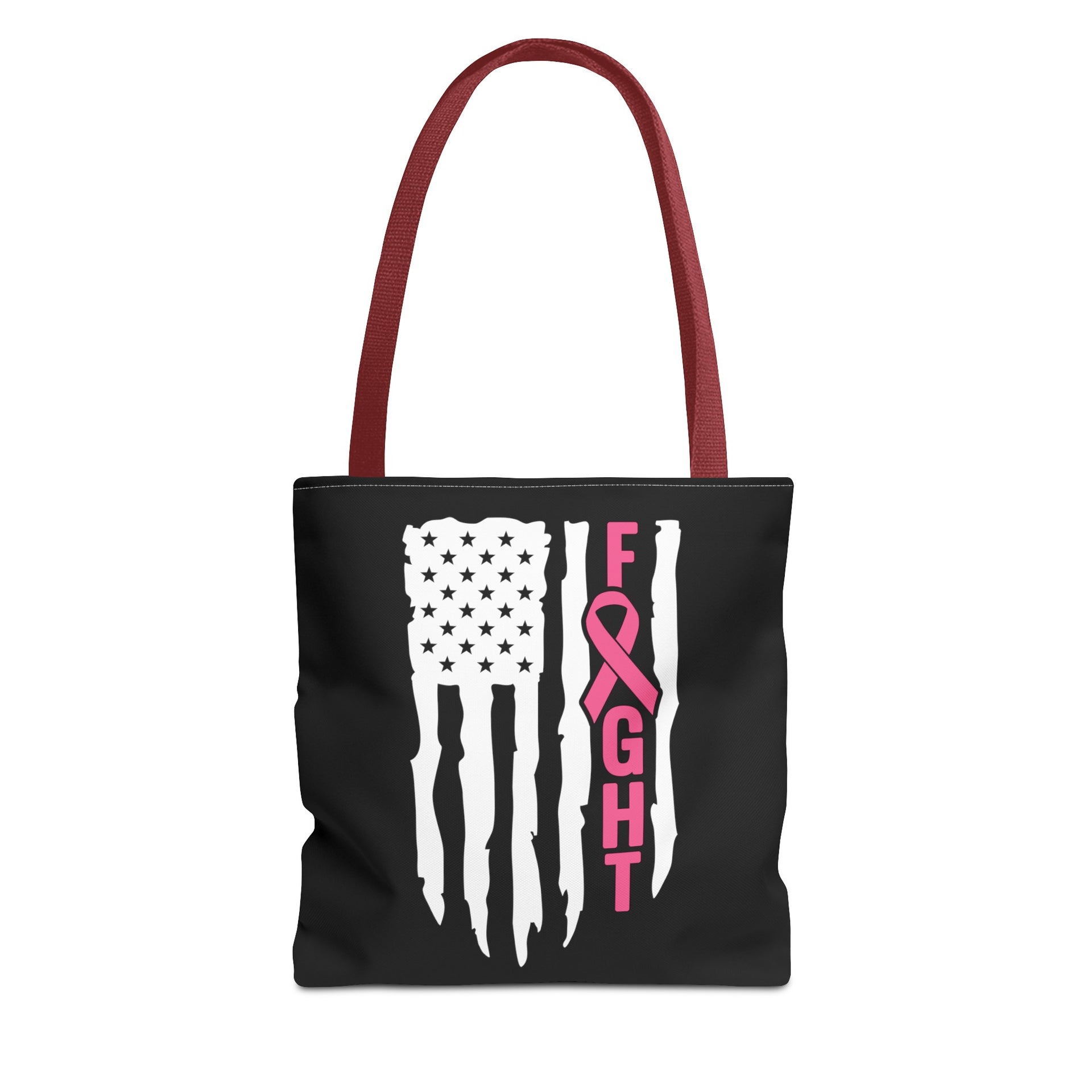 Prideful Pink in Black - Tote Bag (AOP) - Health Kick