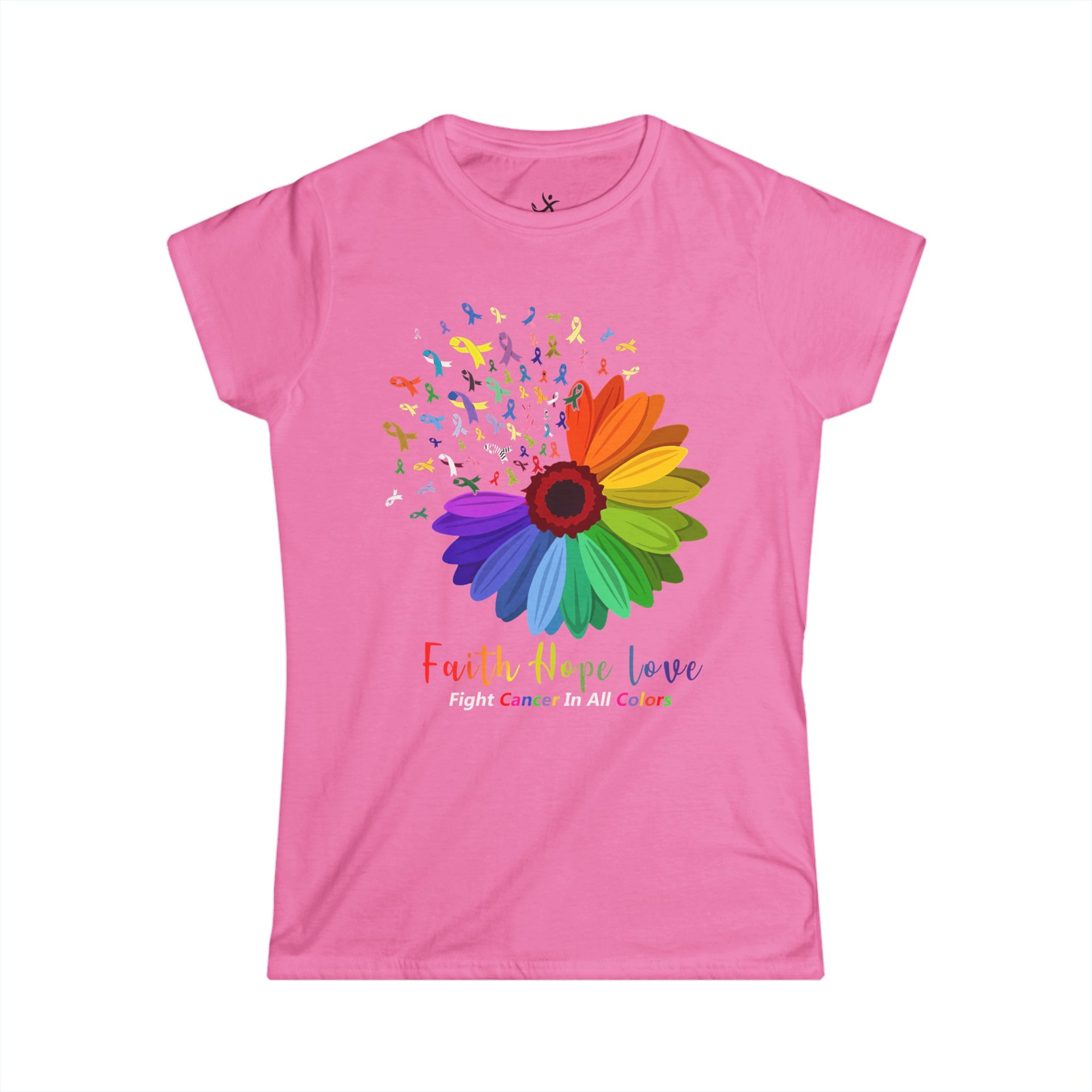 Harmony in Bloom: Embracing Every Ribbon - Women's Softstyle Tee - Health Kick