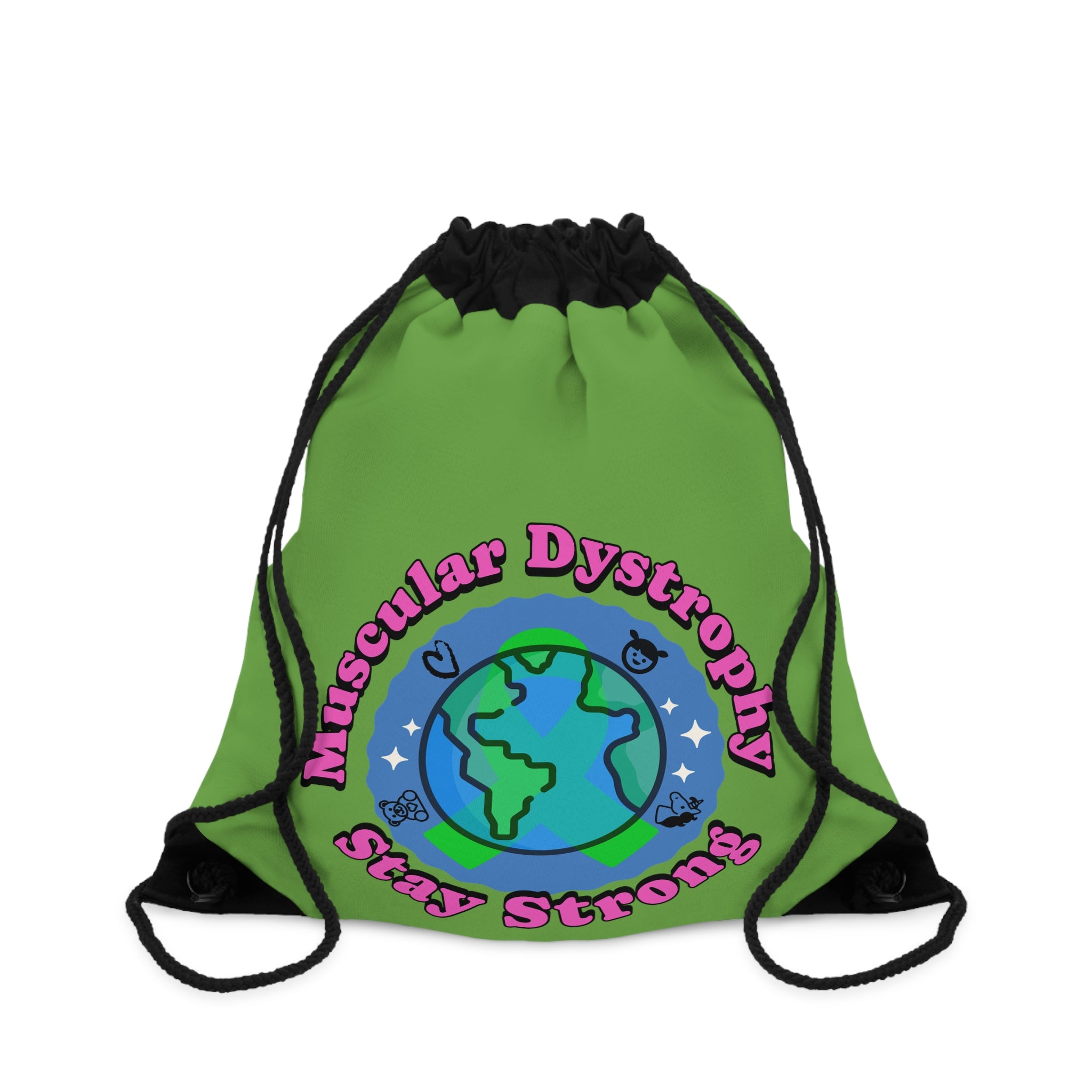 Strong Strides Drawstring Bag: Empowering Kids with Multiple Dystrophy - Health Kick