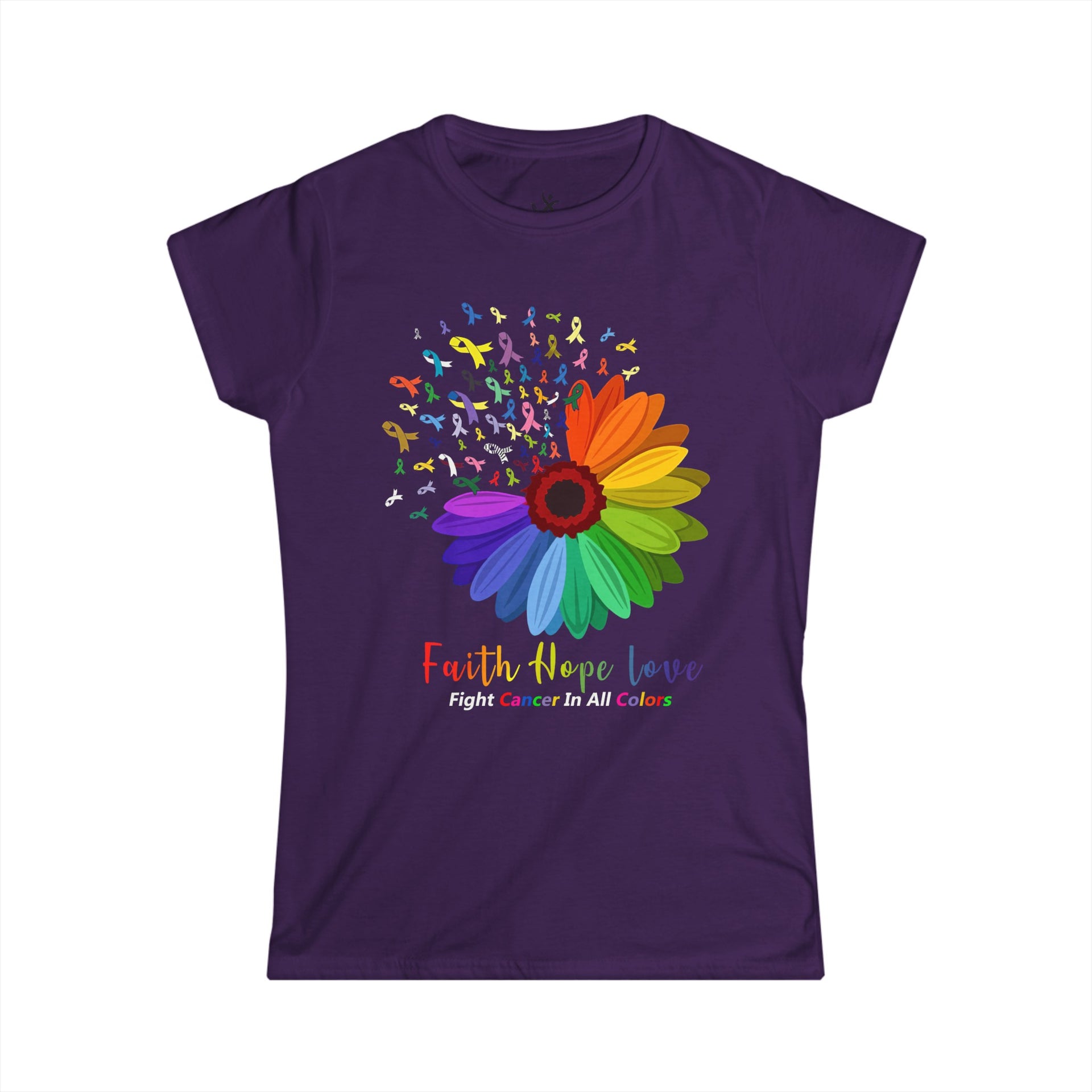 Harmony in Bloom: Embracing Every Ribbon - Women's Softstyle Tee - Health Kick