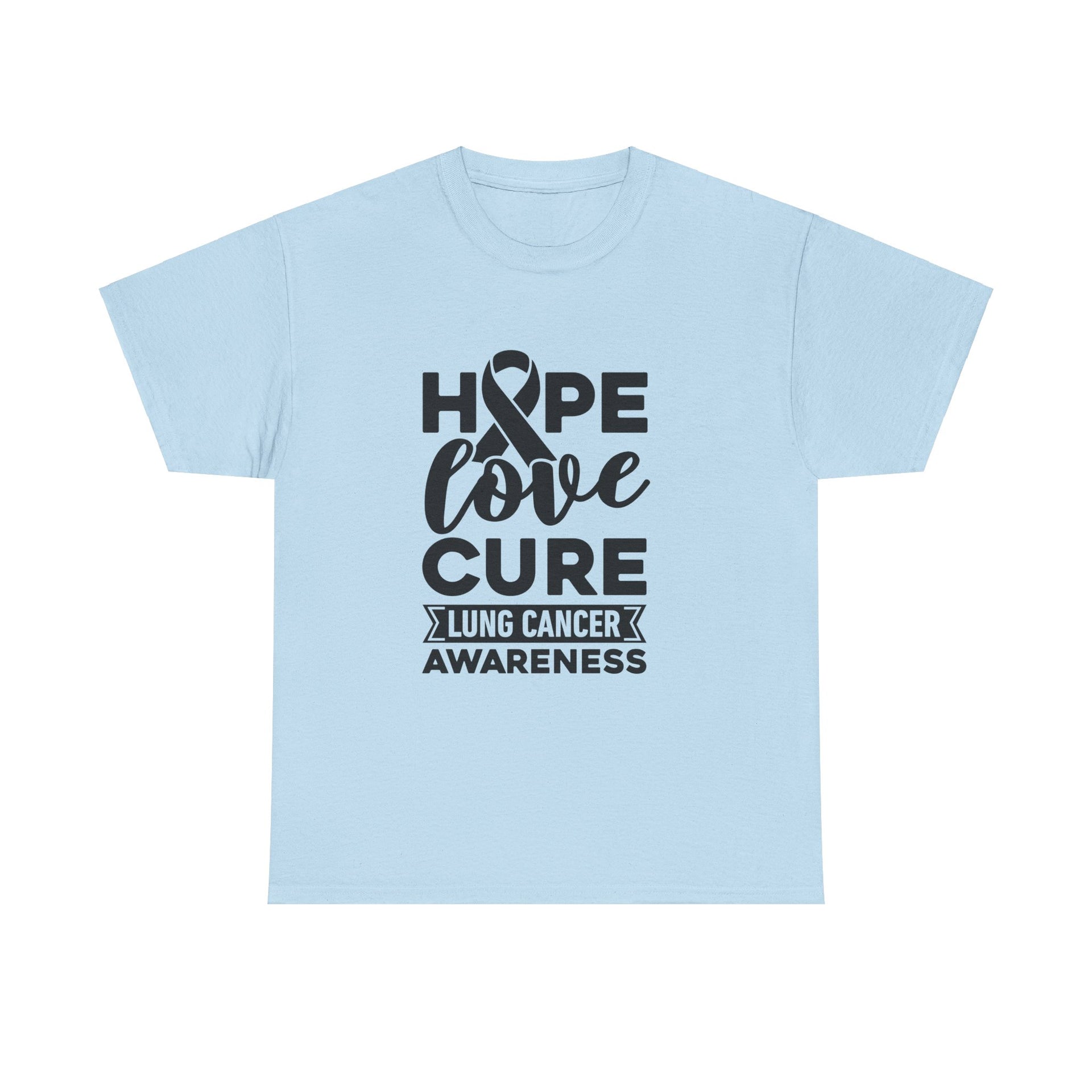 HOPE, LOVE, CURE - Unisex Heavy Cotton Tee